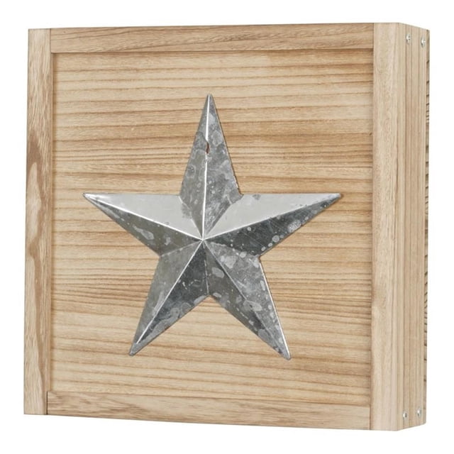 Pemberly Row Armoire Murale en Bois, Naturel Vieilli
