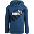 thumbnail image 1 of Sudadera con capucha PUMA Performance Fleece para niños, color azul, tallas 10-12, 1 of 7