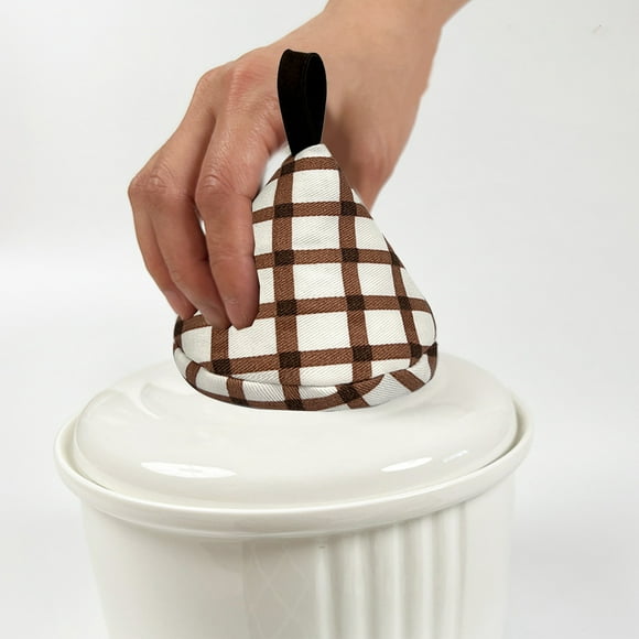 WIZUTIZ Hot Pot Lid Handle Mitt Iron Knob Lid Pan Handle Covered Hot Pot Casserole Lid Knob Cover Protective Pot Knob Card Holders Kitchen Pot Baking Household Items for New Home Elaborately Made