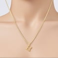 thumbnail image 2 of Deeceymbur Women Gold Initial Necklace Letter Dainty Pendant Personalized Alphabet Name Chain, 2 of 9