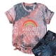 thumbnail image 5 of Camiseta de mujer, divertida y linda camiseta de manga corta, camiseta teñida con lazo, blusa, regalo para mujer Fridja  ghk4402, 5 of 6