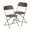 Brown, variant on Flash Furniture Hercules Series Plastic Folding Chair Brown - 2 Pack 650LB Weight Capacity Comfortable Event Chair-Lightweight Folding Chair