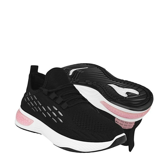 TENIS CASUALES DAMA STYLO 632204 TEXTIL NEGRO VIA URBANA 632204
