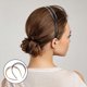 thumbnail image 2 of 2pcs Toothed Hair Bands Anti-slip Hair Hoops All-match Hair Bands Hair Decoration for Women Girls, 2 of 4