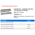 thumbnail image 2 of Head Bolt Set - Compatible with 1960 - 1974 Chevy C10 Pickup 1961 1962 1963 1964 1965 1966 1967 1968 1969 1970 1971 1972 1973, 2 of 2