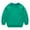 Green, variant on XYIJANI Cute Hoodies Newborn Toddler Boys Girls Solid Color Long Sleeve Round Neck Pullover Sweatshirt Threaded Neckline (Black,90)
