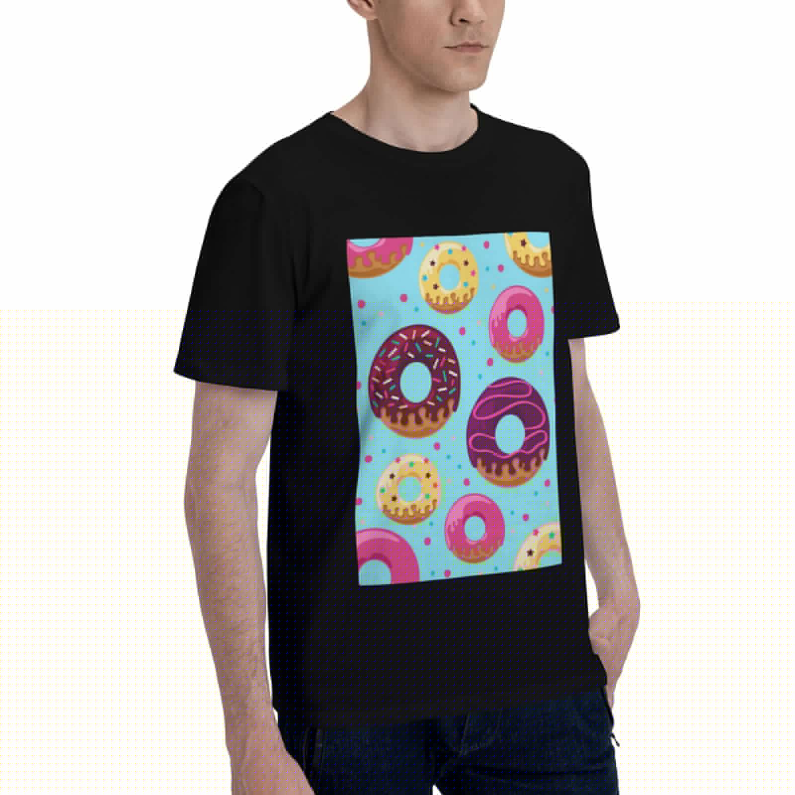 thumbnail image 2 of Bingfone Donuts Men'S Loose Fit Short-Sleeve Pocket T-Shirt, 2 of 7