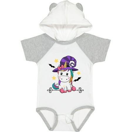

Inktastic Halloween Girls Unicorn Witch Outfit Gift Baby Girl Bodysuit