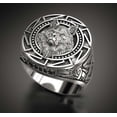 thumbnail image 2 of Jewelry Classic Domineering Wolf Head Trendy Men Ring Fashion Temperament, 2 of 2