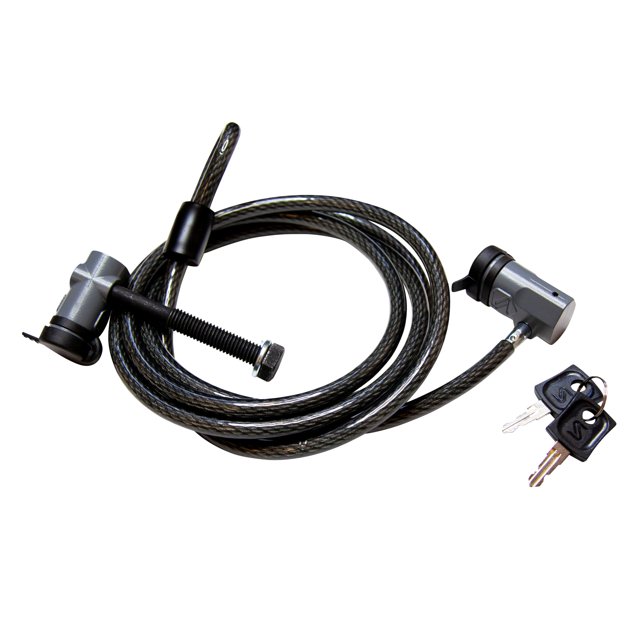 Accesorio para portabicicletas Saris, cable de bloqueo para bicicletas, enganche