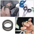 thumbnail image 4 of SHISUYAN Dog Grooming Scissors Silicone Finger Rings for Shears Use Black Color 10 Pcs, 4 of 9