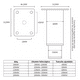 thumbnail image 5 of Patas Para Muebles Puede Ser Ajustable 8-12cm 4 Piezas NEGROS, 5 of 5