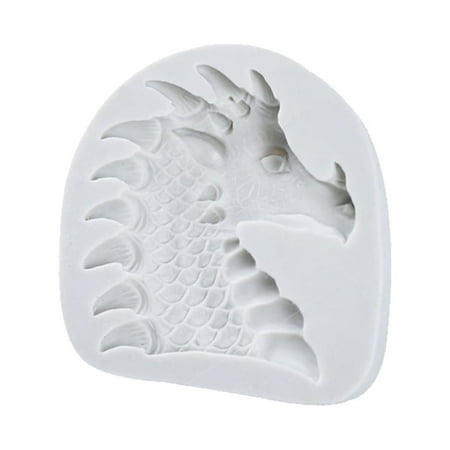 

BESTONZON Easter Dinosaur Mold Interesting Silicone Mold Fondant Cake Chocolate Mould Creative Baking Tool for Home Bakery