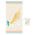 thumbnail image 1 of CSChome Towel Hidden Buckle Design Portable Kids Bath Towel Superfine Fiber Cartoon, 1 of 7