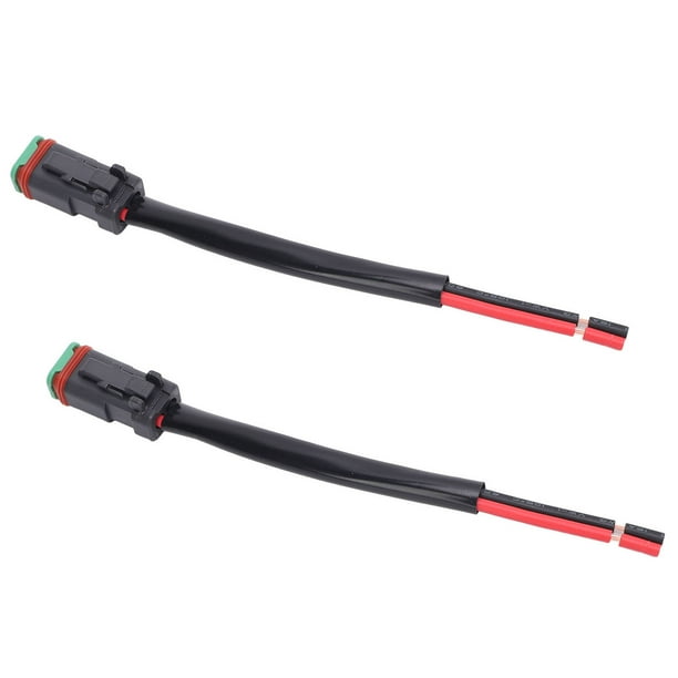Conectores DT 2 Pines Impermeable Alambre Eléctrico Para Automóviles Camiones Botes