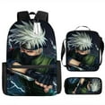 thumbnail image 3 of Narutos Backpack Hatake Kakasis Student Backpack Children's Waterproof Backpack Three Piece Set Children's Birthday Gift, 3 of 5