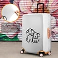thumbnail image 4 of Stretch Luggage Cover L(25-28in)– Elastic Travel Suitcase Protector with Handle Openings & Bottom Closure, Washable Polyester Spandex Cover for 18"-32" Suitcases, S/M/L/XL Size, 4 of 6