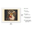 thumbnail image 2 of Young Mother (Junge Mutter) - From an Original Color Painting by Egon Schiele c.1914 - Japanese Unryu Rice Paper Art Print 24 x 32 in, 2 of 4