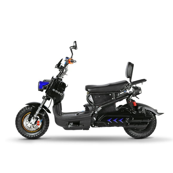 Emmo Monster Vélo Électrique - E-Scooter 2 Places - 84V - Autonomie de 110 km - Rouge - Batterie Amovible