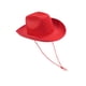 thumbnail image 5 of Decoración del sombrero de vaquero occidental Decoración de disfraces de adultos para la fiesta del festival de música Fiesta Rojo, 5 of 8