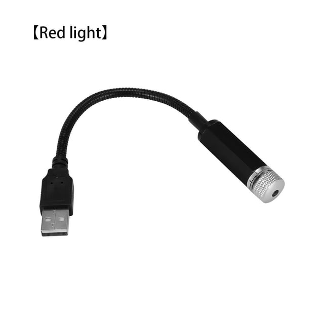 Riwesomey Luz de noche de estrella para techo de coche, interfaz USB para interiores, pantalla LED de 360 grados, proyector de noche Automoción decorativa y accesorios Tipo 1