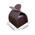 thumbnail image 2 of Efavormart Chocolate Heart Top Favor Box for Candy Treat Gift Wrap Box Party Favor Box for Bridal Shower Anniverary Wedding -100pc, 2 of 4
