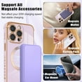 thumbnail image 5 of ZUKKASHAN Magnetic Case for iPhone 15 Pro [Compatible for MagSafe], Soft Silicone Protective Phone Case Cute Gold Love Heart Pattern Shockproof Bumper Cover for iPhone 15 Pro, 5 of 5
