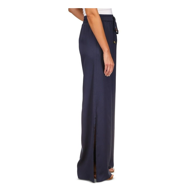 パンツ Michael By Michael Kors Triacetate Blend Wide-Leg Pant MICHAEL Michael Kors Women's Split Hem Pull On Wide Leg