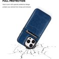 thumbnail image 6 of REQO Compatible with iPhone 15 Pro Max Case Wallet with Credit Card Holder, Flip Premium Leather Magnetic Clasp Kickstand Heavy Duty Protective Cover for iPhone 15 Pro Max 6.7 Inch (Blue), 6 of 7