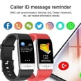 thumbnail image 4 of Blue Lans ip67 termómetro impermeable pedal medidor de frecuencia cardíaca monitoreo del sueño pulsera inteligente, 4 of 5