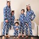 thumbnail image 3 of 2023 New Christmas Pajamas for Family Snowman Pattern Zipper Hooded Jumpsuits Mom Dad Kids Matching Outfits Xmas Look Sleepwear, 3 of 4