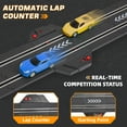 thumbnail image 2 of Petbank Slot Car Race Track Sets for Kids, 20.3ft Dual Racing Track  Toy with 2 Electric Controller and 2 Manual Controller,  Lap Overpass Track Race Car Toys for Kids Ages 4-12, 2 of 9