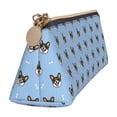 thumbnail image 2 of Xecao Corgi Dog Print Leather Pencil Case -Stationery Bag Pen Holder for Work & Office, 2 of 5
