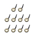 thumbnail image 2 of 10pcs Stainless Steel Fishing Rods Guide Fishing Rod Tip Rings Set, 2 of 8