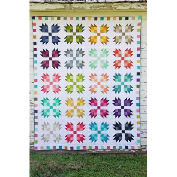 Bear Paw Patches Quilt Pattern by Needle in a Hayes Stack