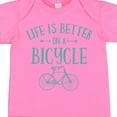 thumbnail image 4 of Inktastic Life's Better on a Bicycle Girls Baby Bodysuit, 4 of 5