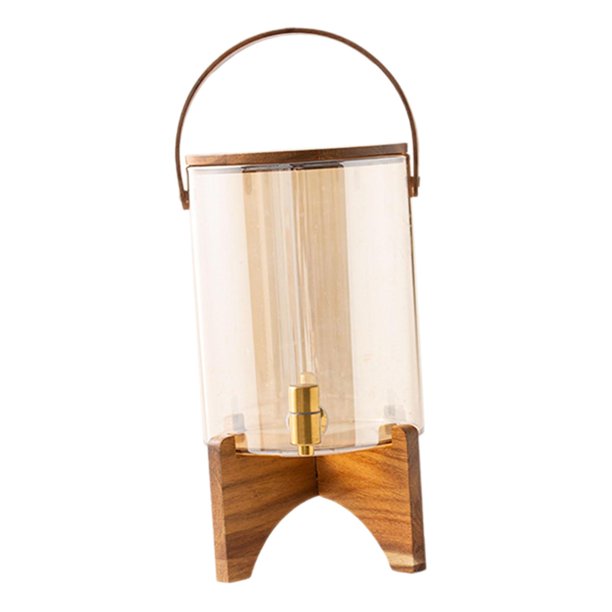 Dispensador de bebidas heladas, cubo de té de frutas, jarra de agua fría, dispensador de bebidas de vidrio, contenedor de bebidas para fiesta, leche 7000ml