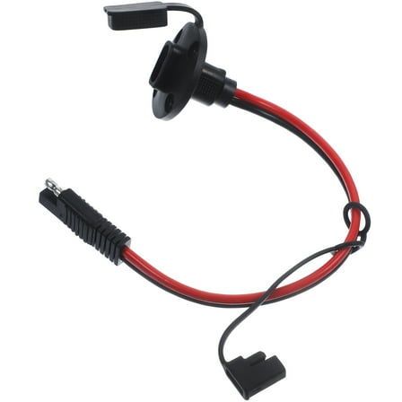 UNOMOR plug extender socket extension cords Red PVC for DIY Enthusiasts 1Pack