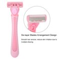 thumbnail image 4 of Depiladora para mujer depiladora corporal para mujer depiladora manual afeitadora para mujer maquinilla de afeitar femenina 6 uds cuchillas de afeitar femeninas de seis ANGGREK Otros, 4 of 8