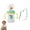 Green, variant on Whale Fountain Sippy Cup for Toddlers 300ml Interactive Spray Straw Cup with Pinwheel Water Whale Baby Design, & BPA