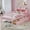Pink, variant on Harper & Bright Designs Wood Twin Size PlatformBed with 2 Storage Drawers, Twin Platform Bed with Guardrails on Both Sides for Boys Girls, White