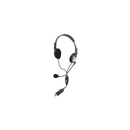 Voice Recognition USB Headset with Noise Cancelling Microphone for Nuance Dragon Speech Recognition