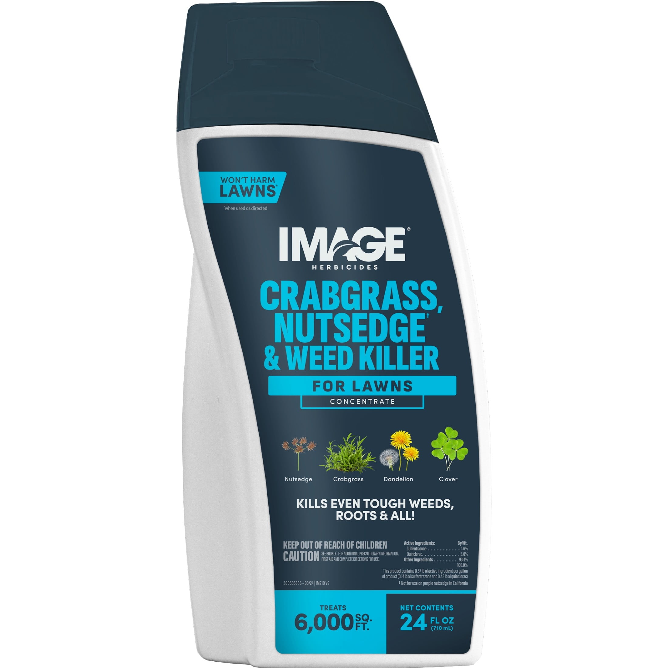 Image All-in-One Lawn Weed Killer Herbicide, 24 fl oz. Concentrate