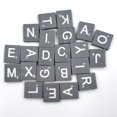 thumbnail image 4 of Milisten 2 Packs of 100PCS Grey Natural Wood Chips DIY 26 English Letters Words Alphabet Puzzle Literacy Box Baby Intellectual Development Wooden Chips, 4 of 6