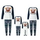 thumbnail image 1 of Conjuntos de pijamas navideños a juego para toda la familia Fiomva, ropa de dormir de manga larga, conjunto de pijama a cuadros navideños para parejas, mujeres y hombres, 1 of 8