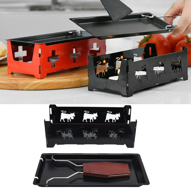Butter Grill Pan, Portable Baking Tool Easy To Clean Mini Cheese Raclette Grill For Kitchen
