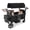 Black, variant on 4 Seater Foldable Wagon Stroller, All-Terrain Aluminum Kids Wagon with Canopy, Adjustable Handle and Storage
