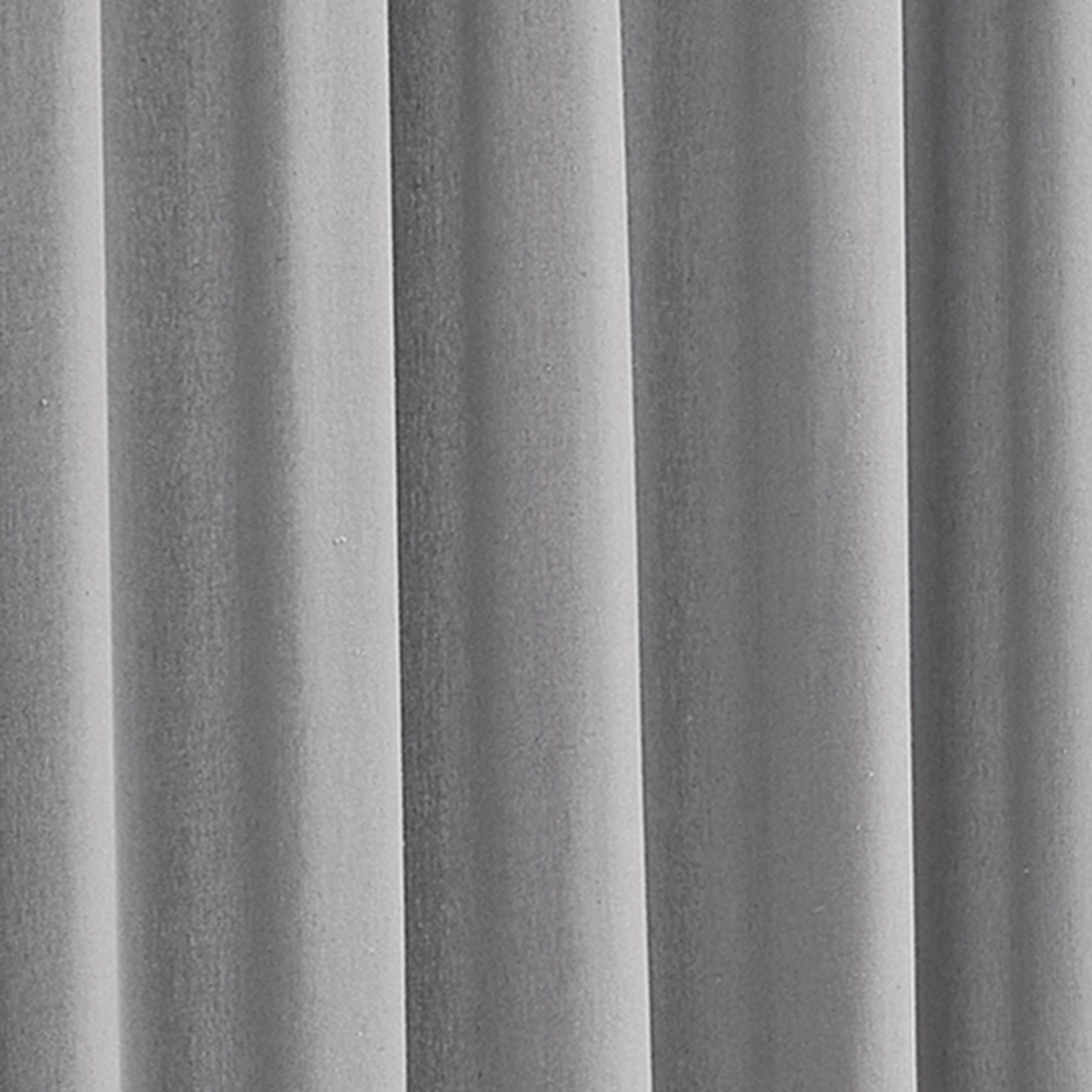 Mainstays Farmhouse Light Filtering Curtain Panel with Attached Valance, 1 Panel, Silver, 50” W x 84” L