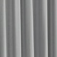 thumbnail image 3 of Mainstays Farmhouse Light Filtering Curtain Panel with Attached Valance, 1 Panel, Silver, 50” W x 84” L, 3 of 9