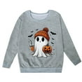 thumbnail image 3 of Tiijoy Toddler Girl's Halloween Sweatshirt Cute Graphic Hooded Sweatshirt, Sizes 3-4, 3 of 3